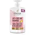 Pantene Lift'N'Volume Thickening Shampoo with Biotin, Silicone Free, 1000ml XL Pump. Pro V Miracles Shampoo Enriched with Antioxidants. Visibly Fuller Hair