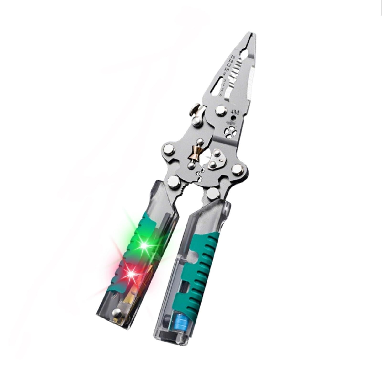 2025 New 10 in 1 Wire Stripper, Wire Crimping Tool with Voltage Tester, Foldable Wire Cutter, Wire Crimper, Cable Stripper, Wiring Tools and Multi-Function Hand Tool