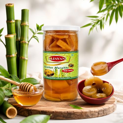 Image of Jayani Bamboo Murabba with Natural honey | Bans Ka Murabba | 800g