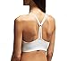 ABS by Allen Schwartz Women's Raven Basic Strap High-Neck Non-Underwire Seamless Fishnet Racerback Bralette (M [Fits 38B, 38C], White)