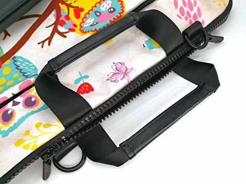 icolor 13" Laptop Shoulder Bag Sleeve Holder,11.6" 12" 13.3 inch Computer Tablet Canvas Handbag Case Notebook Messenger Briefcase3