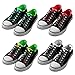 Herefun 4 Pares LED Cordones de Zapatos, Juguete Luminoso, Cordones Luminosos, Niños Juguete, Regalos de Cumpleaños, Cumpleaños Artículos de Fiesta, Fiestas Favores o Outdoors Al Aire Libre