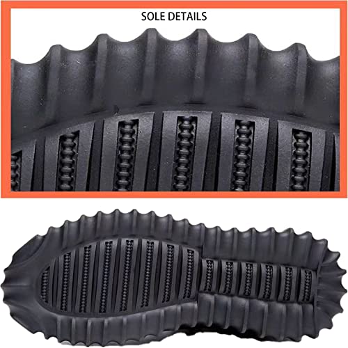 Men's Winter Fleece Warm Snow Boots Leather Ankle Booties,Casual Lace Up Sneakers Non-Slip Waterproof Walking Hiking Shoes4