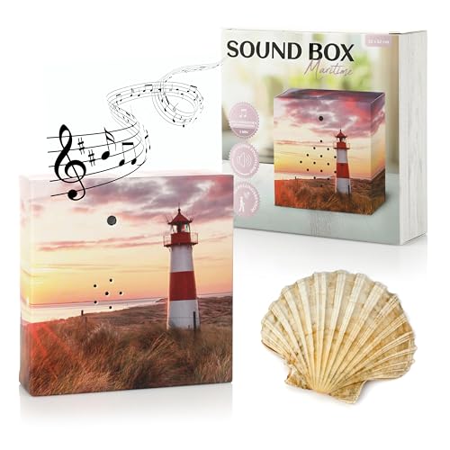 Nordstern Sound Box avec bruit de la mer pour la détente et le calme - Boîte à musique avec...