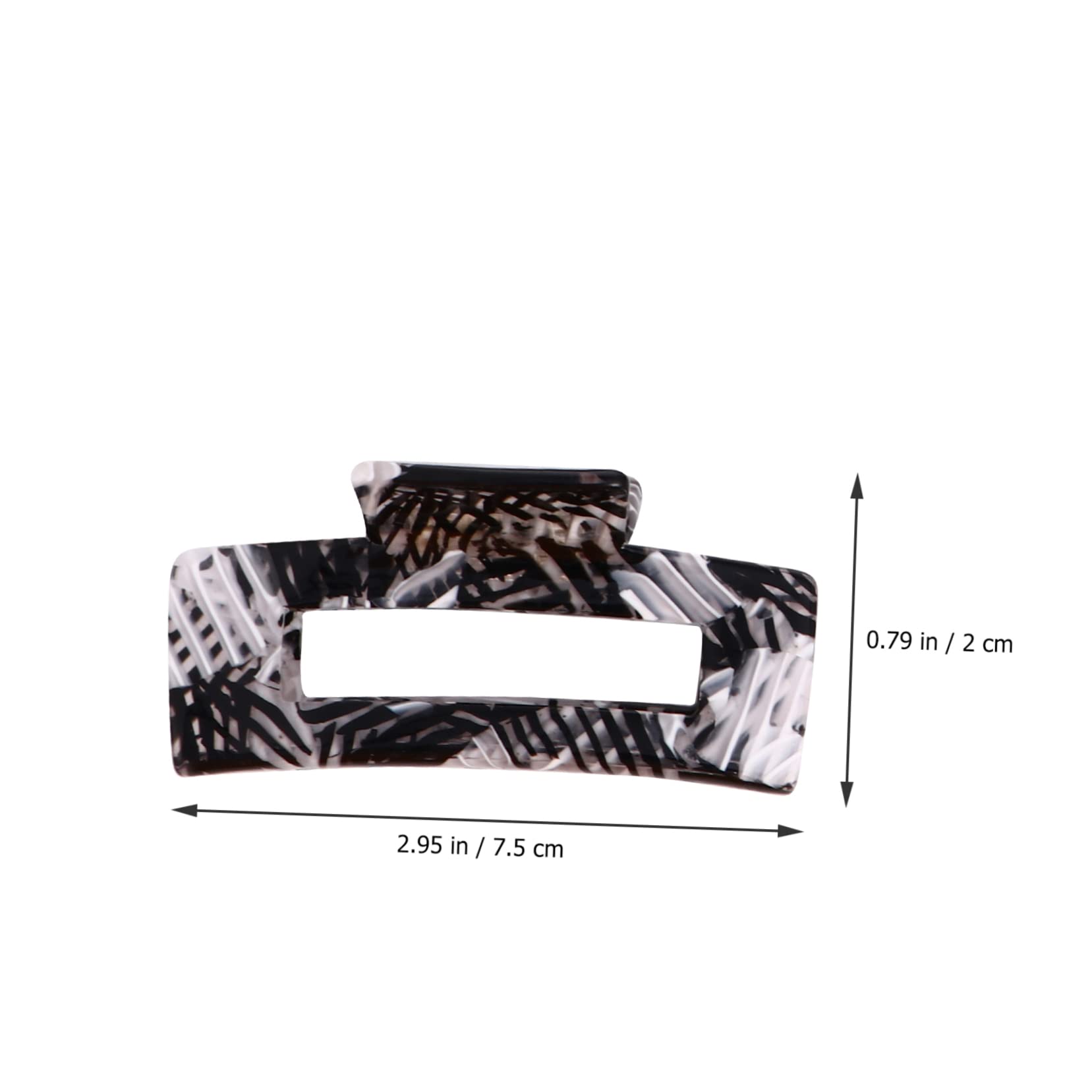 FRCOLOR 12 Stk Greifer Aus Acetat Haarklammer Kralle Groß Haarklemme Französische Haarklammern Haarbananenclips Haarkrallen Für Dünnes Haar Haarspange Acryl Acetatfolie Mädchen Modellieren