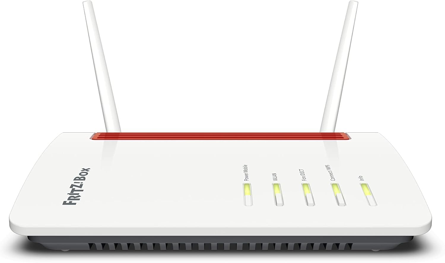 FRITZ!Box 6850 4G Edition International, Modem Router 4G/3G con Wi-Fi Dual Band fino a 1.266 Mbit/s, Mesh, 4x Gigabit Lan, 1x USB 3.0, VoIP, Base Dect, SIM Slot, Interfaccia in Italiano