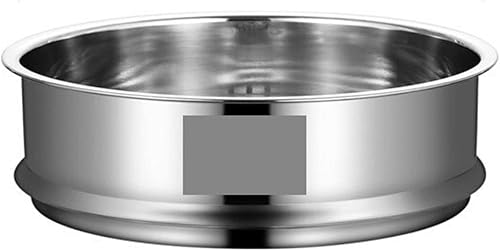 HESND tg - Olla de sopa de acero inoxidable vaporera eléctrica de uso general con mango