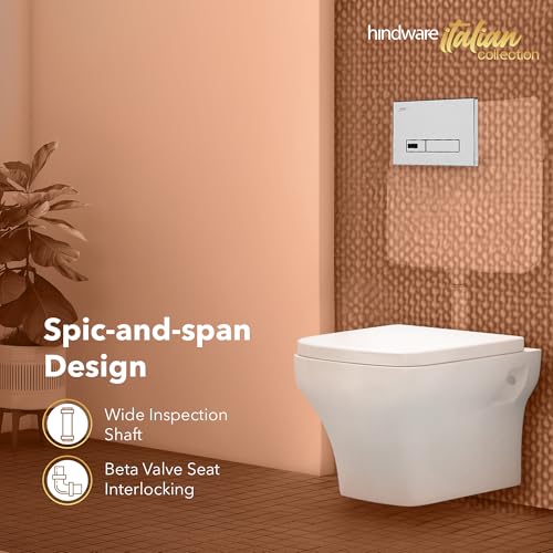 Image of Hindware Concealed Cistern for Bathroom | Made of PVC | Half Frame | Neo | Single Body Construction