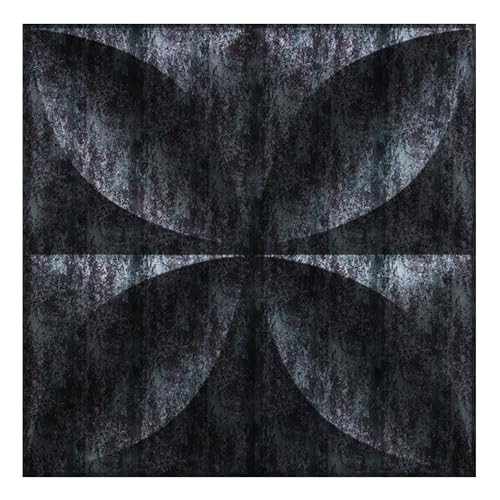 Image of Kayra Decor PVC Wall Panel Butterfly Design Thunder Black Color 19.7 inch x 19.7 inch (Pack of 40) - Covers 107.80 Sq. Ft.