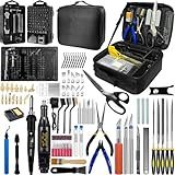 233pcs kit d'accessoires pour imprimante 3D avec boîte à outils contient des kits de soudage à température réglable démontage nettoyage et usinage de précision outils pour imprimante 3D
