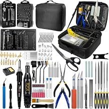 233Pcs 3D Printer Tool Kit with 3D Printer Accessories Bring Tool Box Includes Adjustable Temperature Soldering Welding Iron Kit for Disassembly Cleaning and Precision Machining 3D Printer Tools
