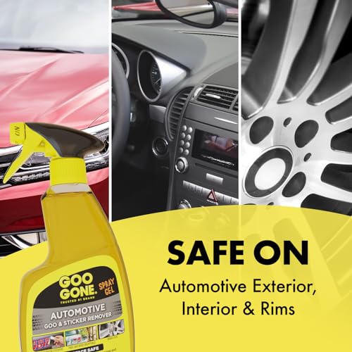 Image of Goo Gone Automotive - Cleans Auto Interiors / Bodies and Rims, Removes Bugs & Stickers - 12 Fl. Oz.