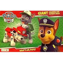 Paw Patrol What's Up, Pups? ~ Oversized Giant Coloring &amp; Activity Book ~ Games Mazes Puzzles 16" X 11" 24 Pages
