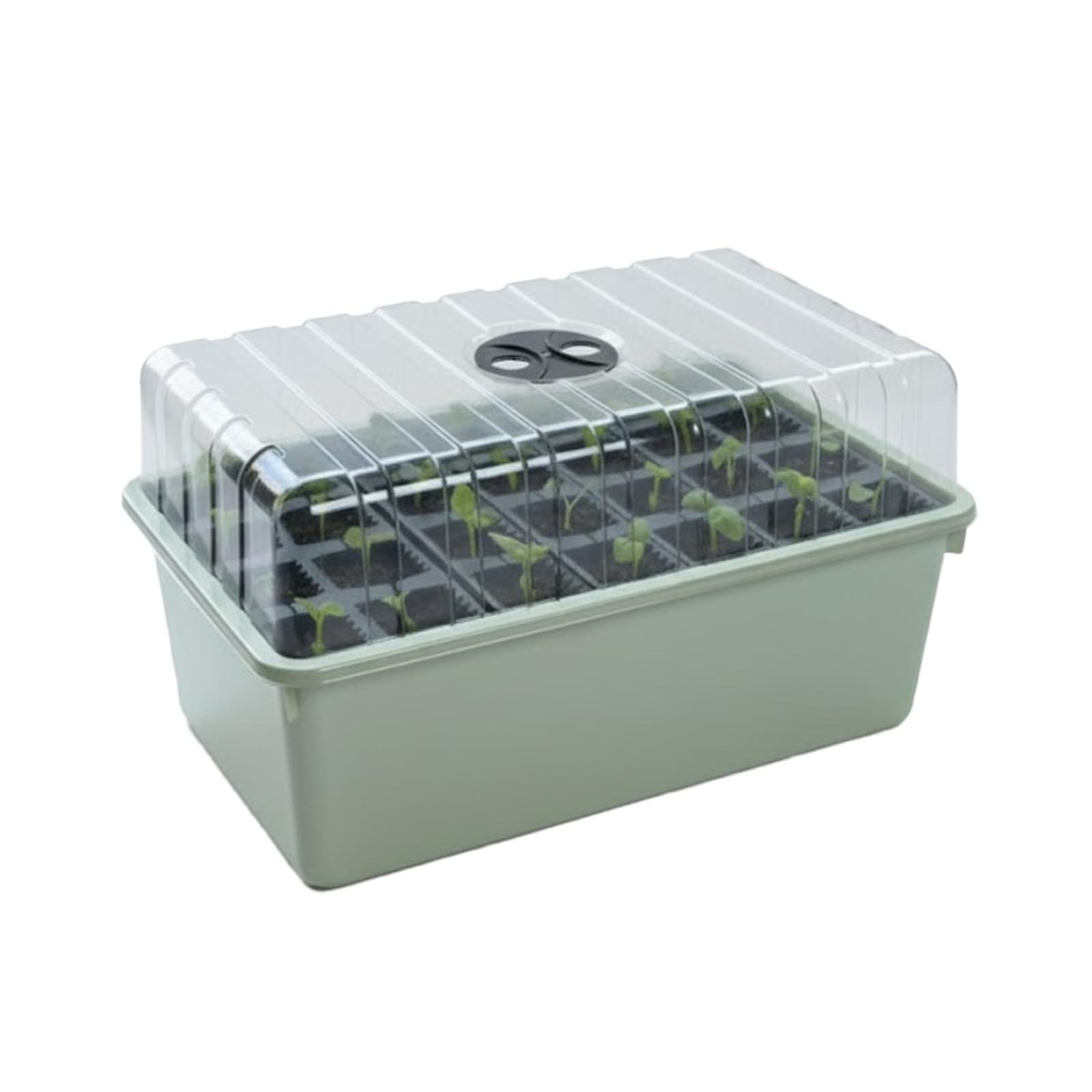 Garland 28 Cell Deep-Root Success Kit, 12 cm Deep Root Trainer Seed Tray & Ventilated Propagator Lid