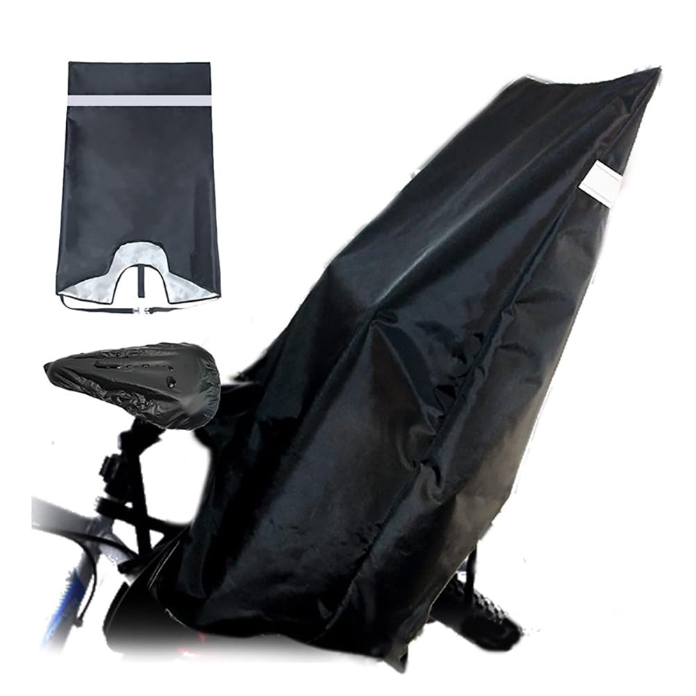 Eforcase Rain and Wind Cover for Child Bike Seat, Universal Waterproof Cover Rain Cover for Children's Bike Seat Bicycle Rear Child Seat Rain Cover