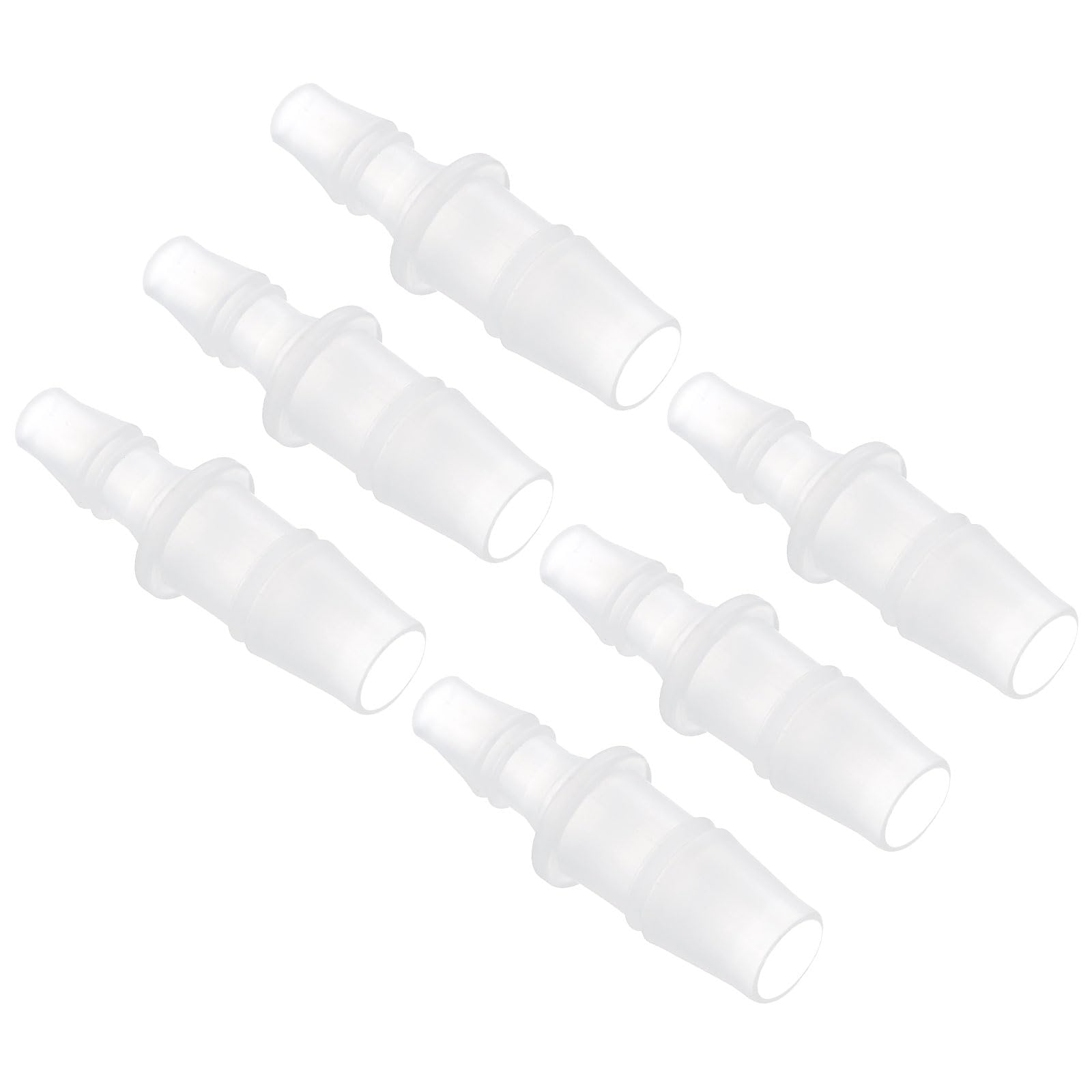 Kozelo Pack of 6 Plastic Hose Barb Fittings 1/4" Hose Barb to 3/8" Fittings — image 1