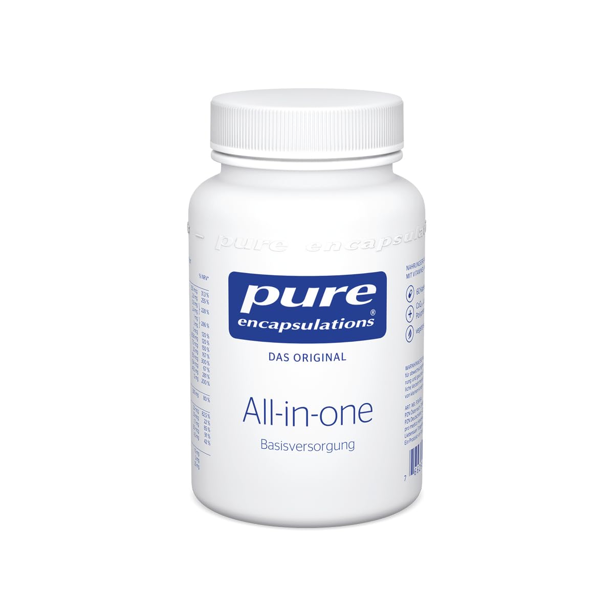 Pure Encapsulations All-in-one | A-Z Vitamine und Mineralstoffe plus Coenzym Q10 in Kombination mit dem Carotinoid Lutein sowie Polyphenolen | 60 vegetarische Kapseln (bis zu 2 Monate)