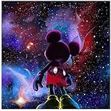 Better Selection 5D ダイヤモンドペインティングキット 大人用 DIY 5D ラウンドフルドリル アート リラクゼーションや家庭の壁の装飾に最適 ミッキーマウス 30x40 cm