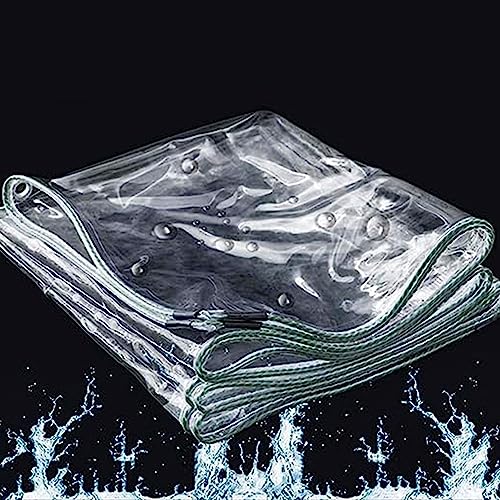 Bâche transparente en PVC épais et résistante de 4 x 5 m - 2
