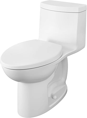 Miniatura 3 de American Standard 2535128 Cadet Loft - Inodoro alargado de altura derecha, color blanco