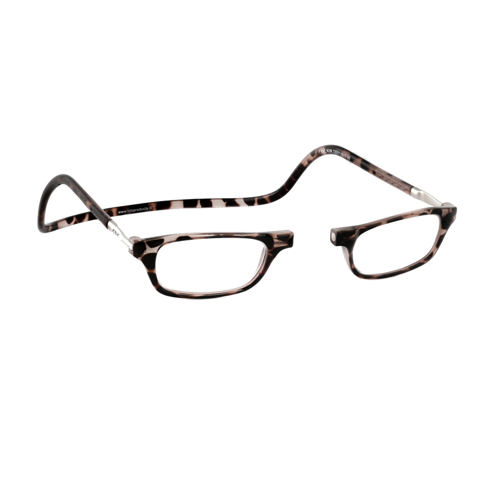 Eyewear Reading glasses Original | Women and Mens reading glasses flexible | Magnetic reading glasses for women and men | Small reading glasses (Tortoise, 2.0)