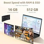 HP Flagship Business Laptop, 15.6" FHD IPS Display, AMD Ryzen 7 7730U, 16GB RAM & 512GB PCle SSD, Windows 11 Pro, Copilot AI, WiFi 6, Bluetooth, Numeric Keyboard, with Patented Accessory - Image 4