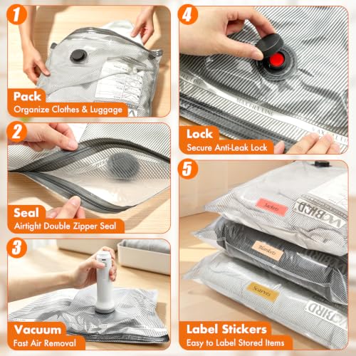  16 Pack Vacuum Storage Bags - image 5