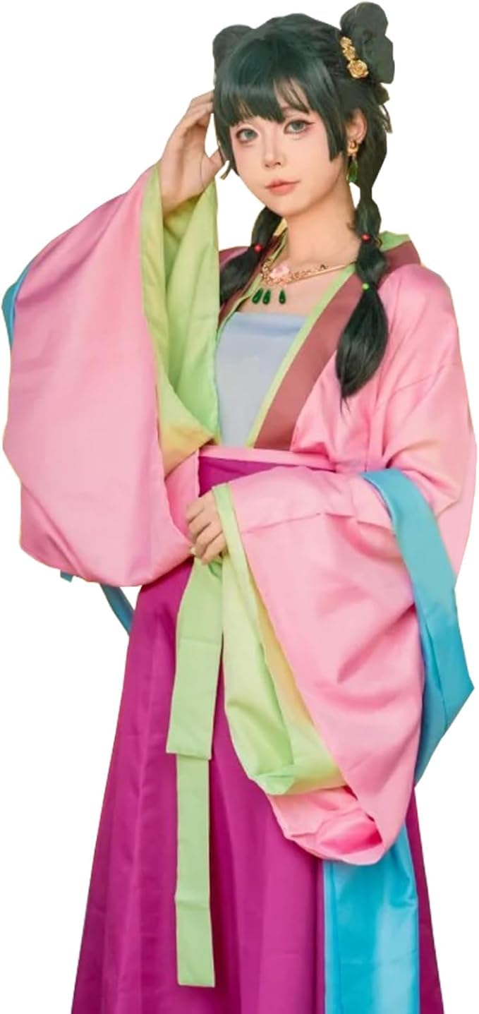 CR ROLECOS Maomao Cosplay Costume Hanfu Costume Womens Outfit Anime Halloween Suits，S — image 1