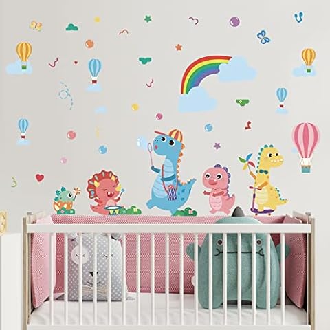 Tanlaby Pegatinas de Pared Dinosaurio Cover