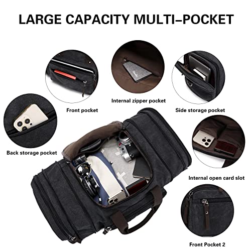 Duffle Bag for Travel SunBorls Expandable 24.8in Overnight Weekend Bag Holds 50L of Everyday Personal Items Carry on2