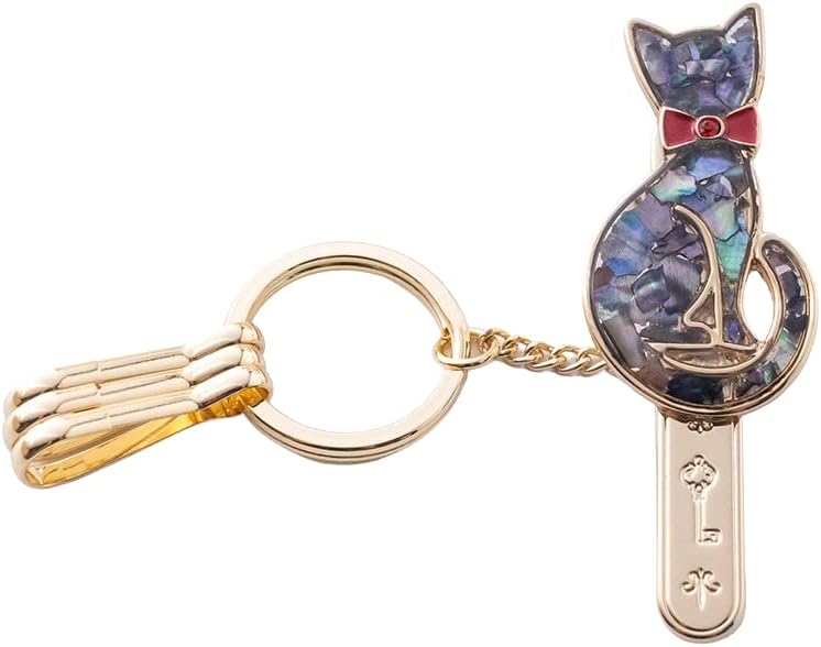 Amazon.co.jp: [３ ｃａｒａｔ] バッグキークリップ シェル・ネコ正面