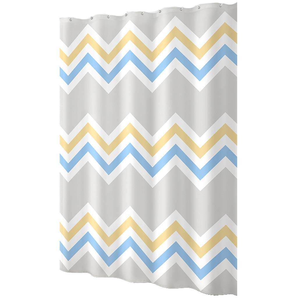 QZz HomeShower Curtain Mould ，Shower Curtain, Shower Curtain Thickened Waterproof Shower Curtain Cloth Bathroom Curtain Partition,Gray (Color : Gray, Size : 100 * 180cm)