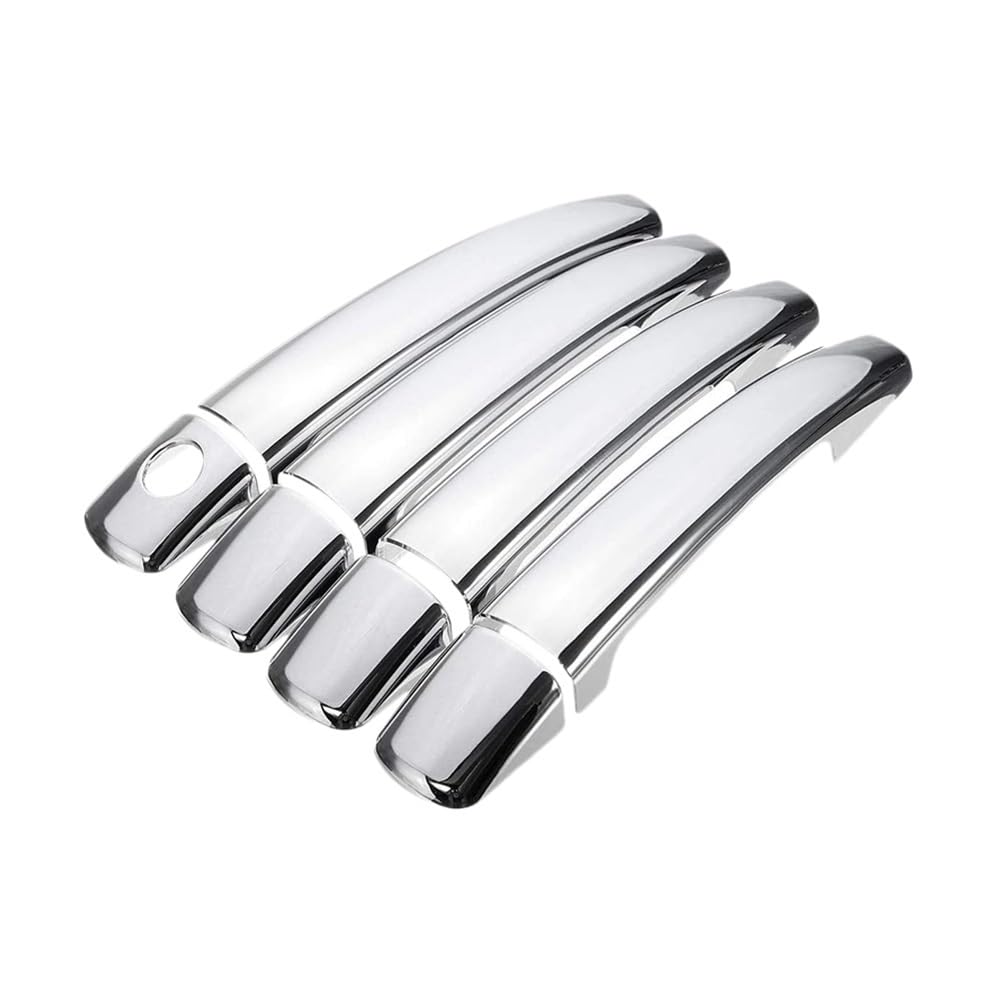 Poignées extérieures voiture : garniture de couvercle poignée porte chromée ABS C4 207 308 407