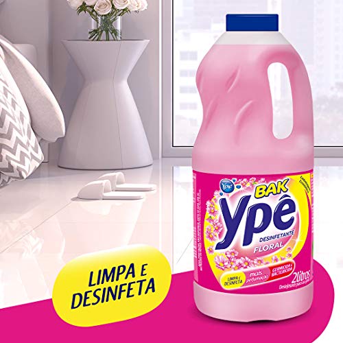 Ypê Desinfetante Floral, 2 L, Rosa