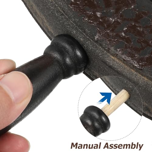 Gouvernail en bois pour mur vide décoration maison méditerranéenne - 7