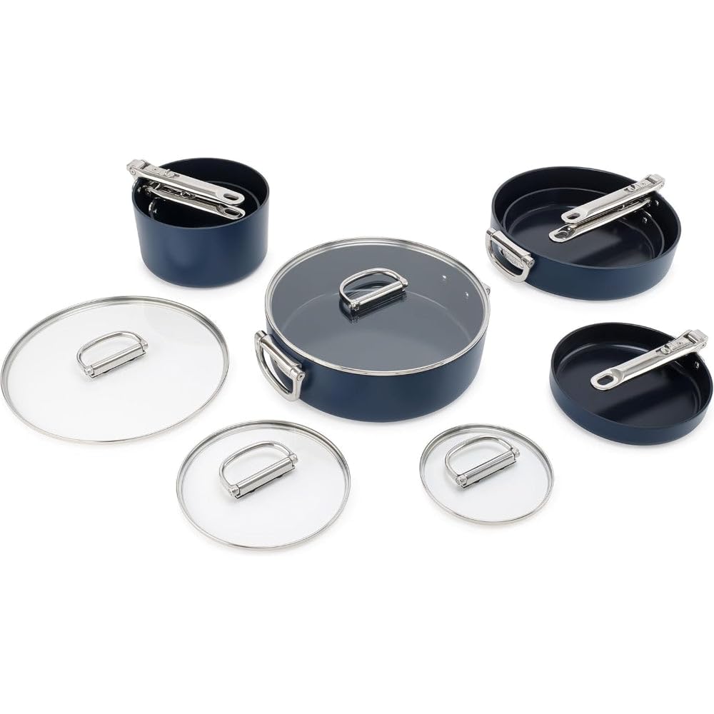 シャンソンシャンソニエセット Amazon.com: Joseph Joseph Space 10 Piece Nonstick Pots and Pans
