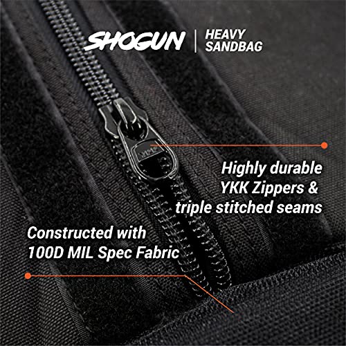 Shogun Sports Training Sandbag, Heavy Duty Workout Sandbags For Heavy Training, Fitness, Military Conditioning, Cross-Training & Strength Training. Heavy Sandbag Weights. (Black, 100 Lb) #TOP4