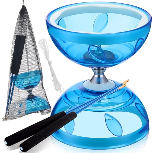 chinese yoyo diabolo set includes colorful chinese yoyo with 2 pieces diabolo sticks 1 piece string 1 net bag for funblue