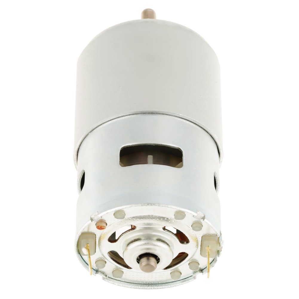 Gleichstrommotor, 775 12 V 7000 U/min Hochgeschwindigkeits-Miniatur-Gleichstrommotor für Elektrowerkzeuge Elektroschrauber Elektrolüfter Spielzeug Saftmaschine Aktenvernichter Vakuum
