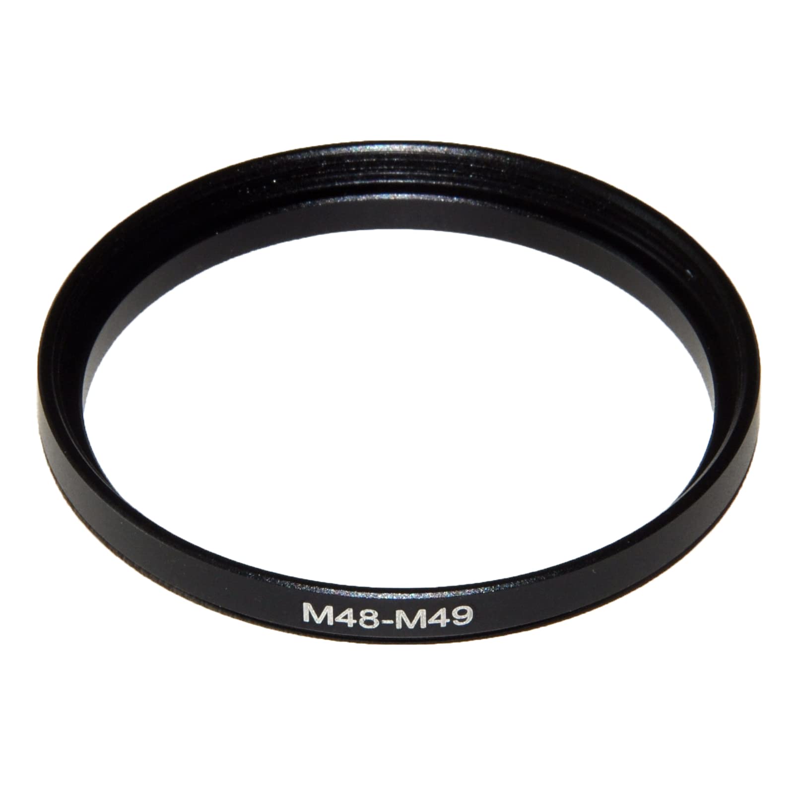 Metal M48 (0.75mm Thread Pitch) to M49 (0.75mm Thread Pitch) Male to Female 48mm to 48mm M48-M49 Step-Up Coupling Ring Adapter for Lens Filter