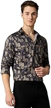 MARK & ALBERT Men's Slim Fit Cotton Formal Shirt