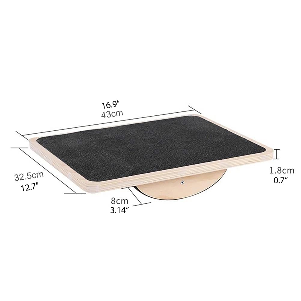 Balance Board in legno Superficie antiscivolo antiscivolo per