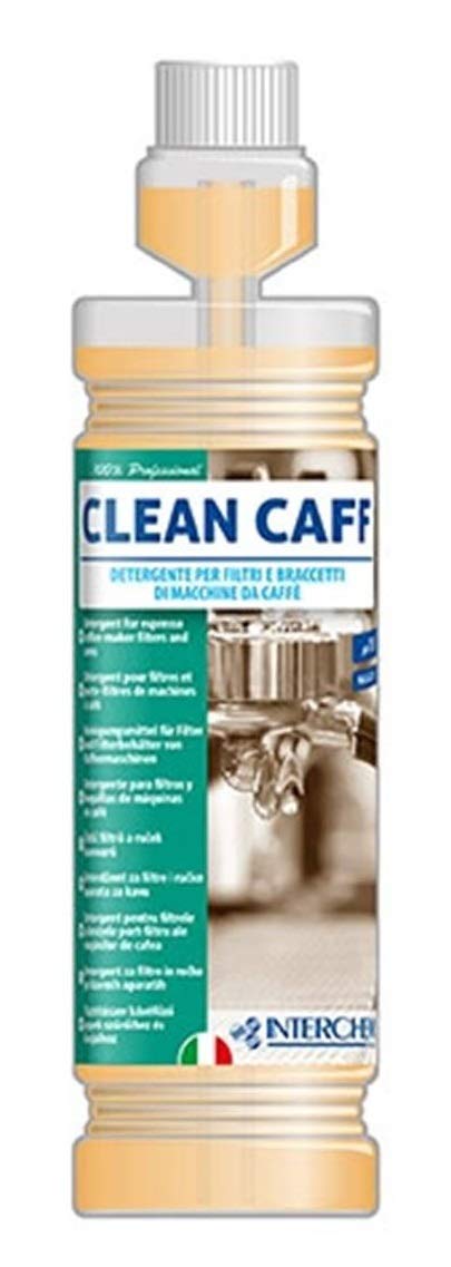 Clean Caff - Limpiador para filtros y brazos de las cafeteras - Paquete : 6 botellas adecuadas dosis de 1 l.