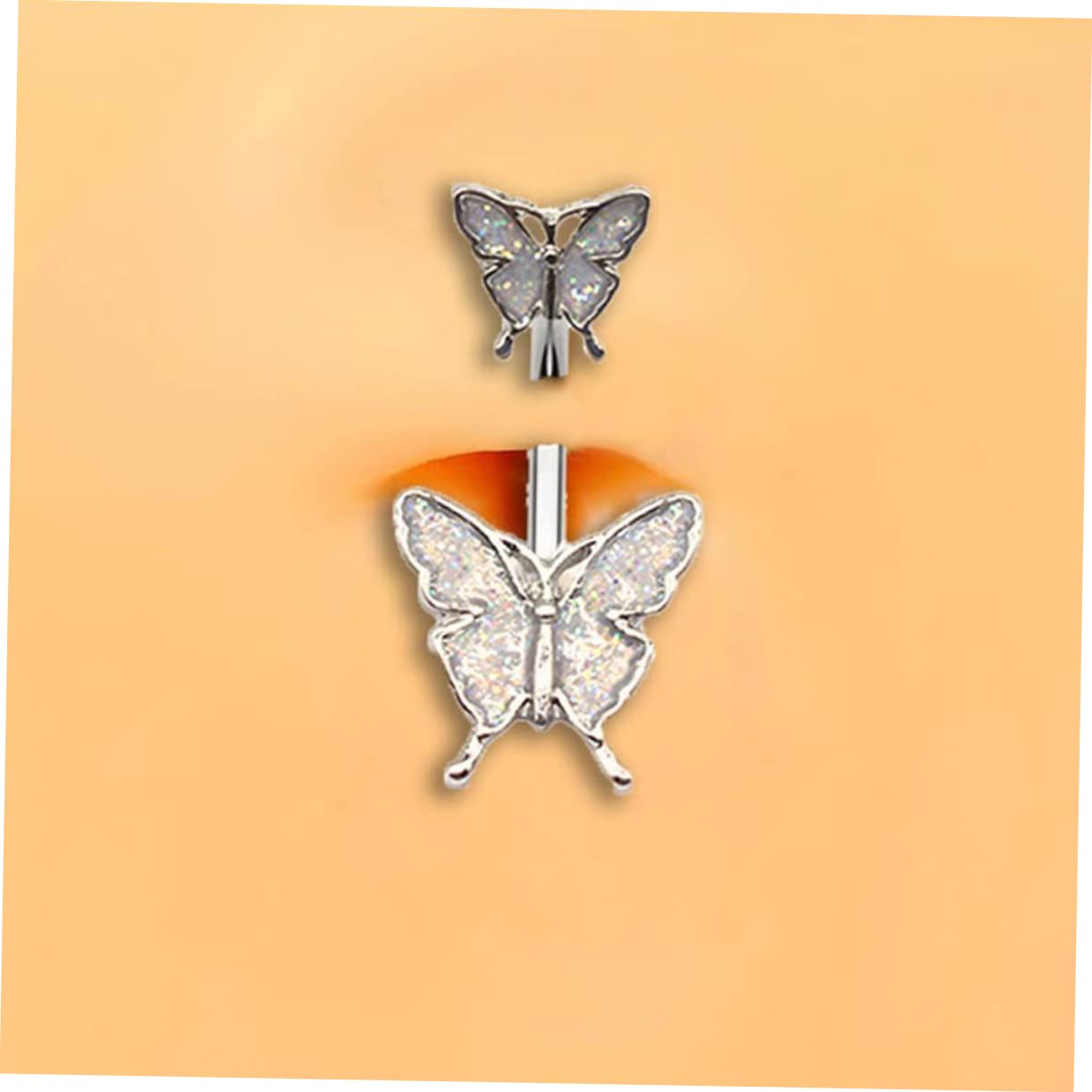 SHERCHPRY 20 Uds Anillo De Ombligo De Piercings De Nariz Joyería Decorativa Retenedor De Ombligo Anillo De Vientre Falso Anillos De Nariz Pendientes Anillo Piercing Del