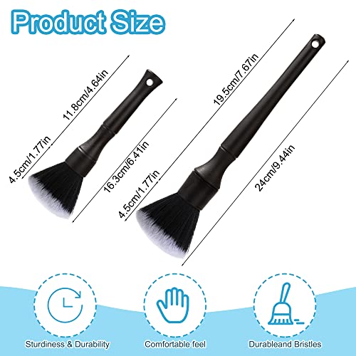 MoonSing Spazzole Pulizia Auto, Set di Pennelli