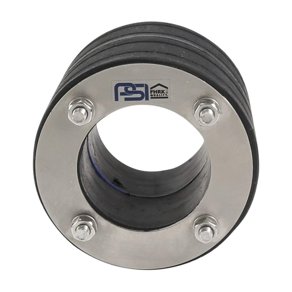 PSI Ringraumdichtung Compakt Solo – Geteilt, Kernbohrung 125 Mm, Mediumrohr 70-78 Mm, EPDM, Bis 5 Bar