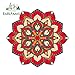 DSNGZ 13cm x 12.3cm per Mandala Logo Adesivo Decalcomania Laptop AntiGraffio Autoadesivo Adesivo personalità Decorazione Materiale Vinile