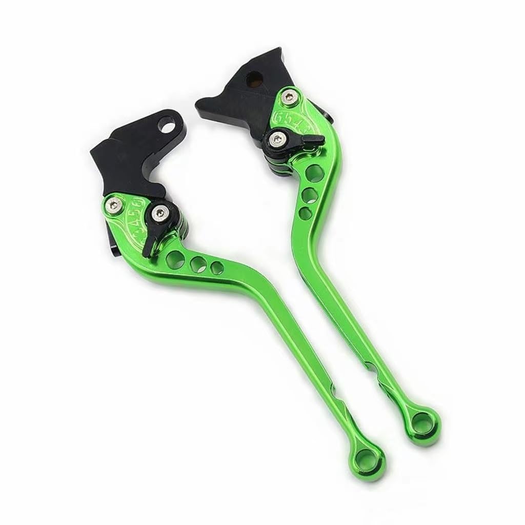 Zhannuobhd Green 177Mm Brake Clutch Lever For Royal For Enfield 650 For Interceptor For Continental For Int650 For Gt650 8 Color Adjustable Motorcycle Brake Clutch Levers(Green 177Mm)