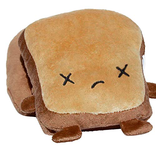 1 Paar Handwärmer, halb tragbar, niedlich, USB-beheizte Handschuhe, fingerlos, Toast-Form, Handwärmer für Kinder, Männer, Frauen,