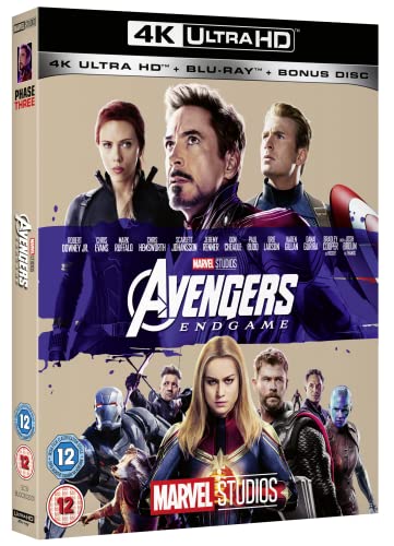 Avengers: Endgame 4k Ultra-HD Includes Bonus Disk [Blu-ray] [2019] [Region Free]